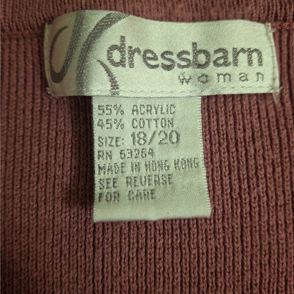 DressBarn Short Sleeve Purple Blouse XL - Picture 2 of 8